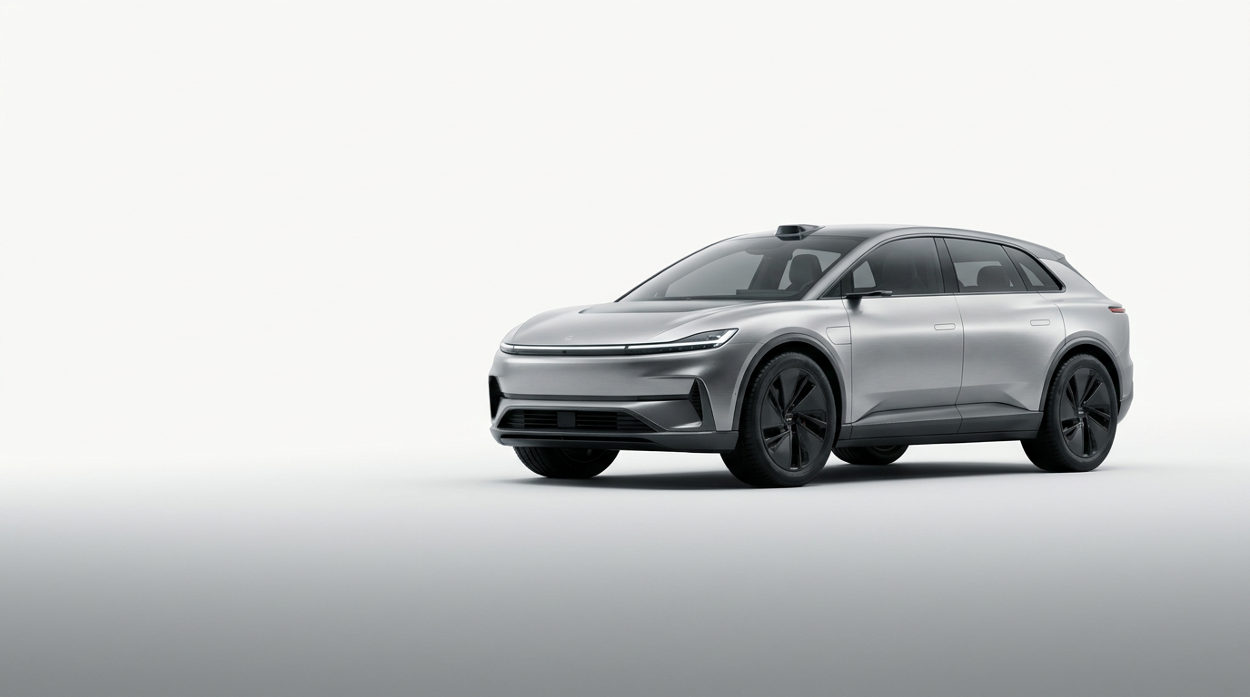 LunaDrive electric SUV — fully assembled