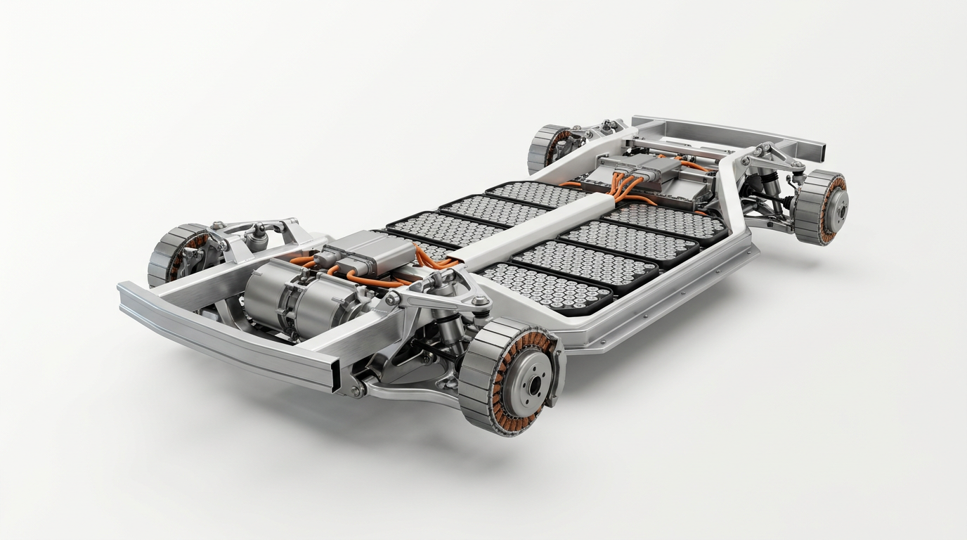 LunaDrive skateboard chassis